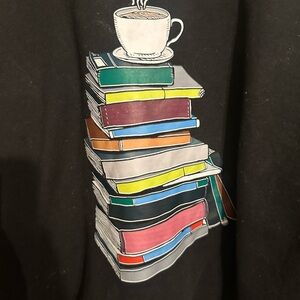 Book stack crewneck